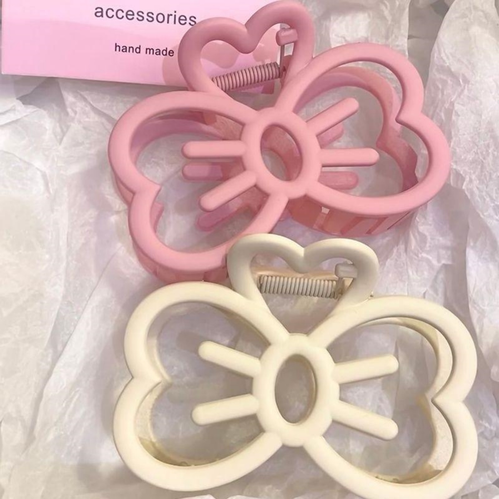 1個入り 新品 キャンディーカラー 猫 リボン ヘアクリップ - Cat Claw Bark のレビューと価格